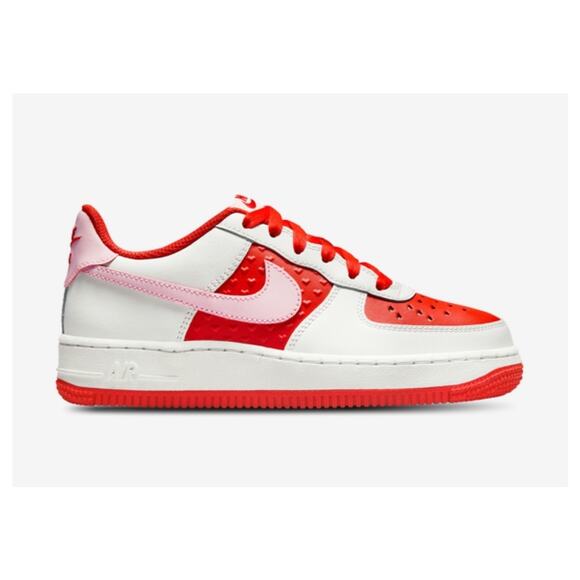 Nike Air Force 1 Low Valentines Day 25" New in Box(no Lid)Womans Size 5.5/ 4y - Picture 3 of 8